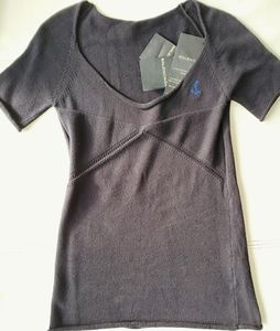 BNWT Balenciaga black short sleeve knit